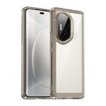 For Honor 300 Ultra Colorful Series Acrylic Hybrid TPU Phone Case(Transparent Grey)
