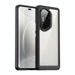 For Honor 300 Pro Colorful Series Acrylic Hybrid TPU Phone Case(Black)