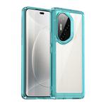 For Honor 300 Pro Colorful Series Acrylic Hybrid TPU Phone Case(Transparent Blue)