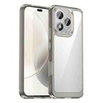 For Honor 400 Lite Colorful Series Acrylic Hybrid TPU Phone Case(Transparent Grey)