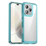 For Honor 400 Lite Colorful Series Acrylic Hybrid TPU Phone Case(Transparent Blue)