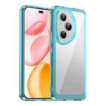 For Honor 400 Pro 5G Global 160.8mm Colorful Series Acrylic Hybrid TPU Phone Case(Transparent Blue)