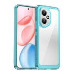 For Honor 400 Global 156.5mm Colorful Series Acrylic Hybrid TPU Phone Case(Transparent Blue)