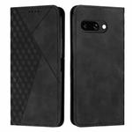 For Google Pixel 9a Diamond Splicing Skin Feel Magnetic Leather Phone Case(Black)