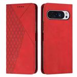 For Google Pixel 10 / 10 Pro Diamond Splicing Skin Feel Magnetic Leather Phone Case(Red)