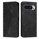 For Google Pixel 10 / 10 Pro Diamond Splicing Skin Feel Magnetic Leather Phone Case(Black)