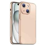 For iPhone 15 Plus Blade Slim AG Matte Shockproof Phone Case(Desert Gold)