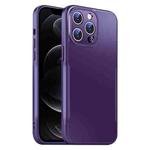 For iPhone 12 Pro Max Blade Slim AG Matte Shockproof Phone Case(Dark Purple)