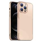 For iPhone 12 Pro Max Blade Slim AG Matte Shockproof Phone Case(Desert Gold)