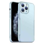 For iPhone 11 Pro Max Blade Slim AG Matte Shockproof Phone Case(Blue)