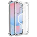 For Samsung Galaxy S25 5G IMAK Space Shield PC + TPU Airbag Shockproof MagSafe Phone Case(Transparent)