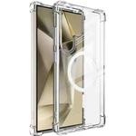 For Samsung Galaxy S25 Ultra 5G IMAK Space Shield PC + TPU Airbag Shockproof MagSafe Phone Case(Transparent)
