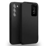 For Samsung Galaxy S23 5G QIALINO Magnetic Genuine Leather Phone Case(Black)