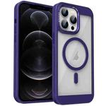 For iPhone 12 Pro Honeycomb Cooling MagSafe Phone Case(Purple)