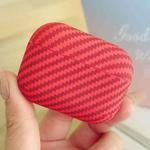 For AirPods Pro 2 Carbon Fiber TPU Frosted Earphone Protective Case(Red)