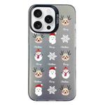 For iPhone 16 Pro Max Christmas Series PC Full Coverage Pattern Phone Case(CK060 Black)