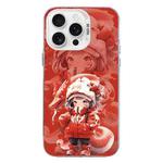 For iPhone 16 Pro Christmas Series PC Full Coverage Pattern Phone Case(CW098 Girl)