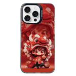 For iPhone 15 Pro Max Christmas Series PC Full Coverage Pattern Phone Case(CK097 Boy)