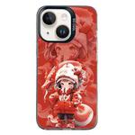 For iPhone 15 Plus Christmas Series PC Full Coverage Pattern Phone Case(CK098 Girl)