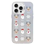 For iPhone 14 Pro Christmas Series PC Full Coverage Pattern Phone Case(CW060 White)