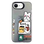 For iPhone 7 / 8 / SE 2020 2022 Christmas Series PC Full Coverage Pattern Phone Case(CK050 Black)
