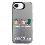 For iPhone 7 / 8 / SE 2020 2022 Christmas Series PC Full Coverage Pattern Phone Case(CK052 Black)