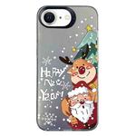 For iPhone 7 / 8 / SE 2020 2022 Christmas Series PC Full Coverage Pattern Phone Case(CK056 Black)