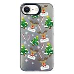 For iPhone 7 / 8 / SE 2020 2022 Christmas Series PC Full Coverage Pattern Phone Case(CK057 Black)