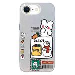 For iPhone 7 / 8 / SE 2020 2022 Christmas Series PC Full Coverage Pattern Phone Case(CW050 White)