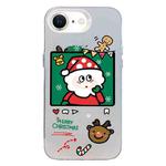 For iPhone 7 / 8 / SE 2020 2022 Christmas Series PC Full Coverage Pattern Phone Case(CW053 White)