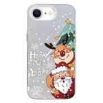 For iPhone 7 / 8 / SE 2020 2022 Christmas Series PC Full Coverage Pattern Phone Case(CW056 White)