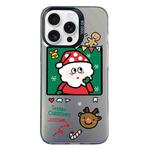 For iPhone 13 Pro Christmas Series PC Full Coverage Pattern Phone Case(CK053 Black)