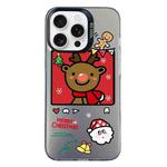 For iPhone 13 Pro Christmas Series PC Full Coverage Pattern Phone Case(CK054 Black)