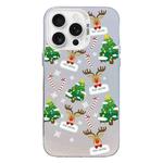 For iPhone 13 Pro Christmas Series PC Full Coverage Pattern Phone Case(CW057 White)