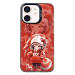 For iPhone 12 Christmas Series PC Full Coverage Pattern Phone Case(CK098 Girl)