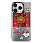 For iPhone 11 Pro Max Christmas Series PC Full Coverage Pattern Phone Case(CK054 Black)