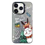 For iPhone 11 Pro Max Christmas Series PC Full Coverage Pattern Phone Case(CK059 Black)