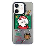 For iPhone 11 Christmas Series PC Full Coverage Pattern Phone Case(CK053 Black)