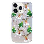 For iPhone 11 Pro Christmas Series PC Full Coverage Pattern Phone Case(CW057 White)