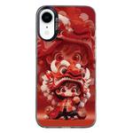 For iPhone XR Christmas Series PC Full Coverage Pattern Phone Case(CK097 Boy)