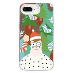 For iPhone 7 Plus / 8 Plus Christmas Series PC Full Coverage Pattern Phone Case(CW061 White)