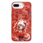 For iPhone 7 Plus / 8 Plus Christmas Series PC Full Coverage Pattern Phone Case(CW098 Girl)