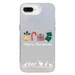 For iPhone 7 Plus / 8 Plus Christmas Series PC Full Coverage Pattern Phone Case(CW052 White)