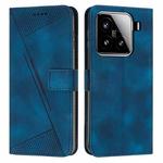 For Xiaomi 15 Dream Triangle Leather Phone Case with Lanyard(Blue)