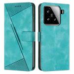 For Xiaomi 15 Dream Triangle Leather Phone Case with Lanyard(Green)