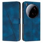 For Xiaomi 15 Ultra Dream Triangle Leather Phone Case with Lanyard(Blue)