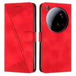 For Xiaomi 15 Ultra Dream Triangle Leather Phone Case with Lanyard(Red)