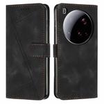 For Xiaomi 15 Ultra Dream Triangle Leather Phone Case with Lanyard(Black)