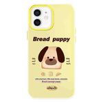 For iPhone 11 Skin Feeling Jelly TPU Hybrid PC Phone Case(Bread Puppy Yellow)