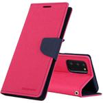 For Samsung Galaxy Note20 GOOSPERY FANCY DIARY Horizontal Flip PU Leather Case with Holder & Card Slots & Wallet(Rose Red)